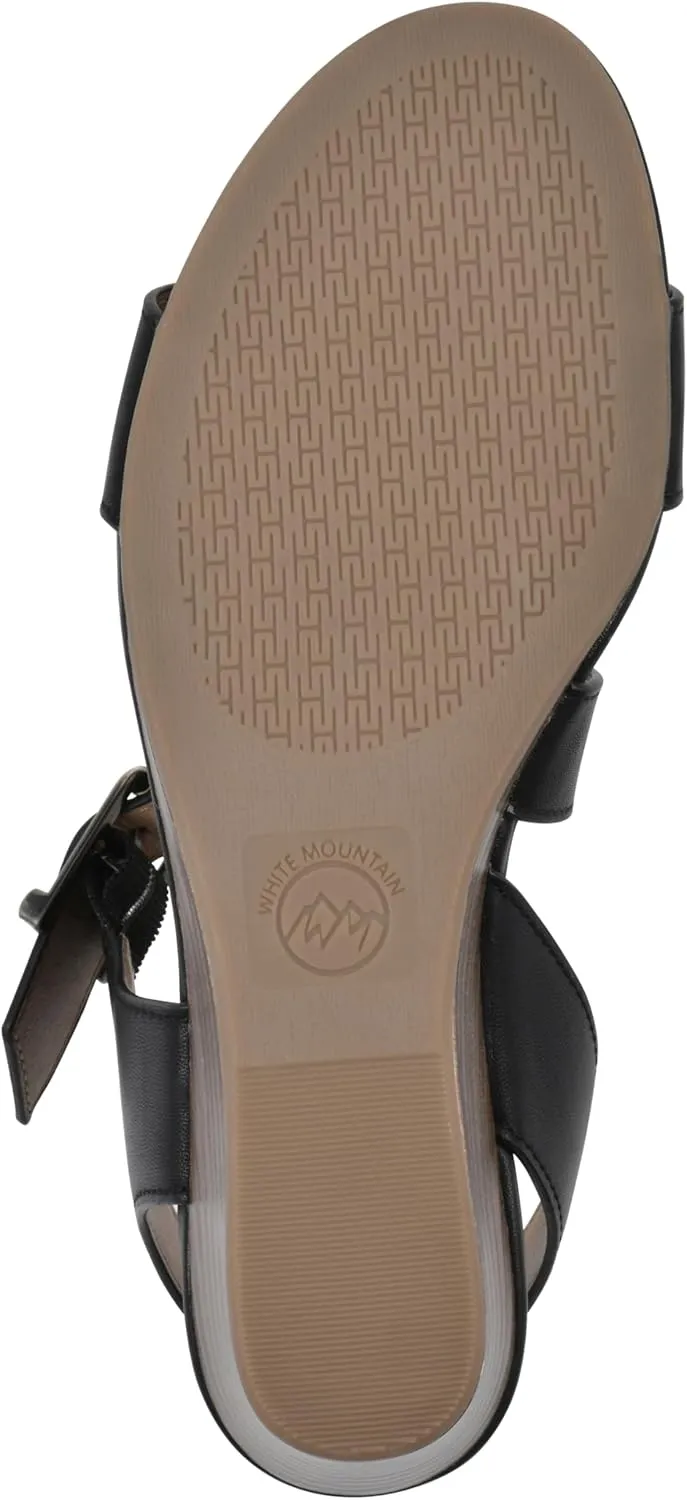 WHITE MOUNTAIN Women's Brux Wedge Sandal