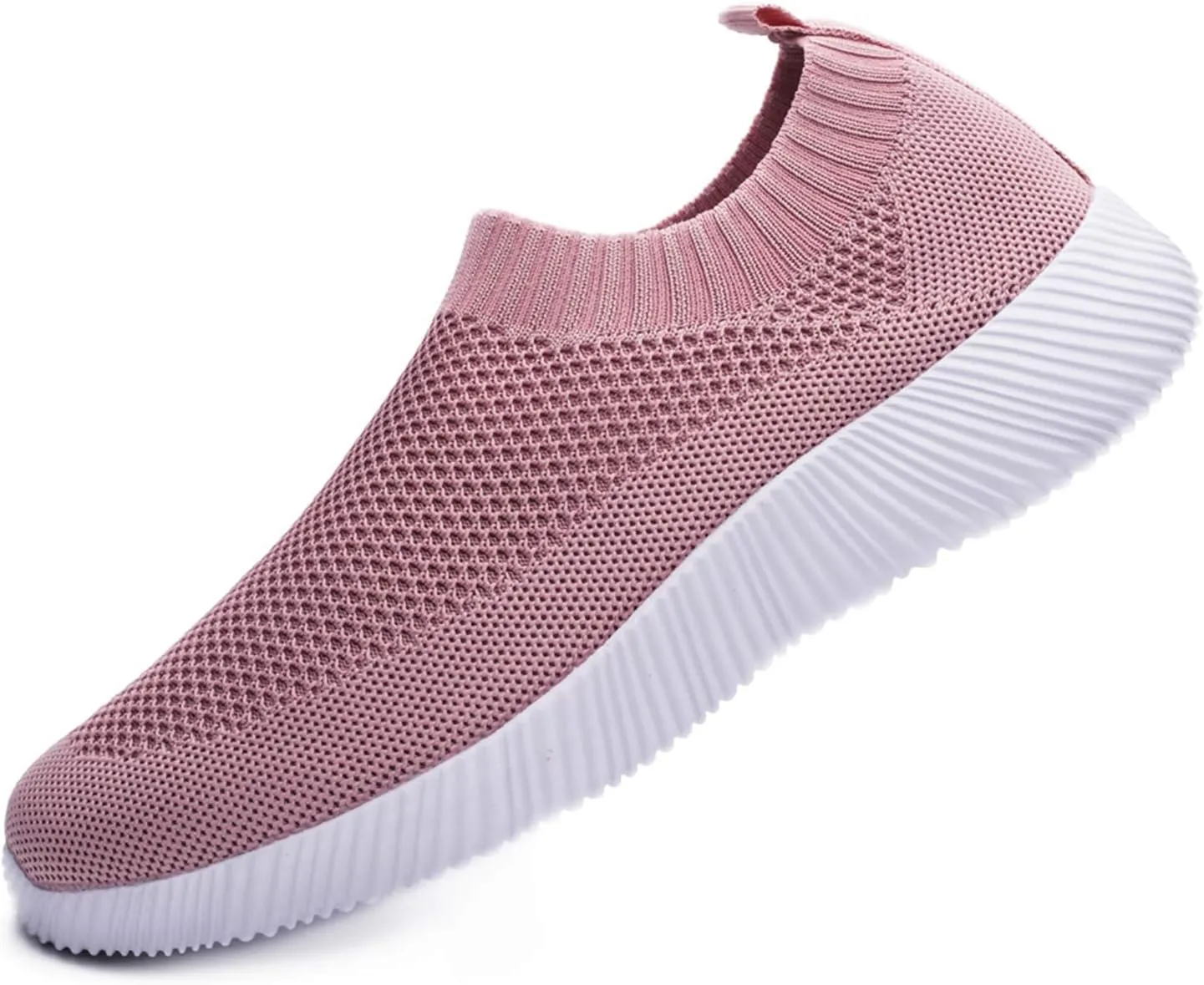 WILLFUN Women’s Mesh Walking Shoes-Slip On Breathable Sock Sneakers Lady's Flexible Lightweight Casual Athletic Easy Shoes