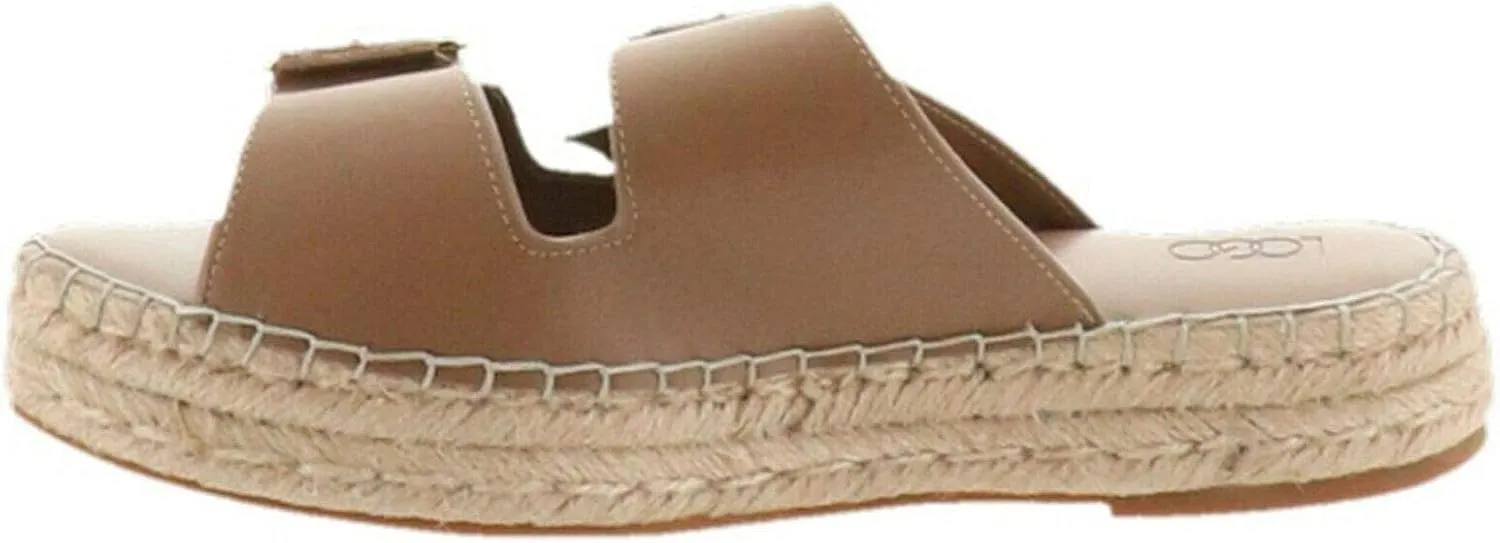 Womens Lindsay Espadrille Sandal Shoes, Toffee, US 7.5