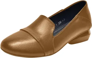 Women’s Low Block Chunky Heels Pumps Elegant Closed Round Toe Pumps Shoes Low Platform Shoes Ladies Office Pumps Shoes