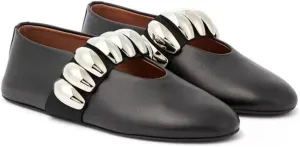 Womens Rhinestone Mary Jane Ballet Flats with Buckled Strap Round Toe Metallic Paillette Slip-On Soft Dress Shoes