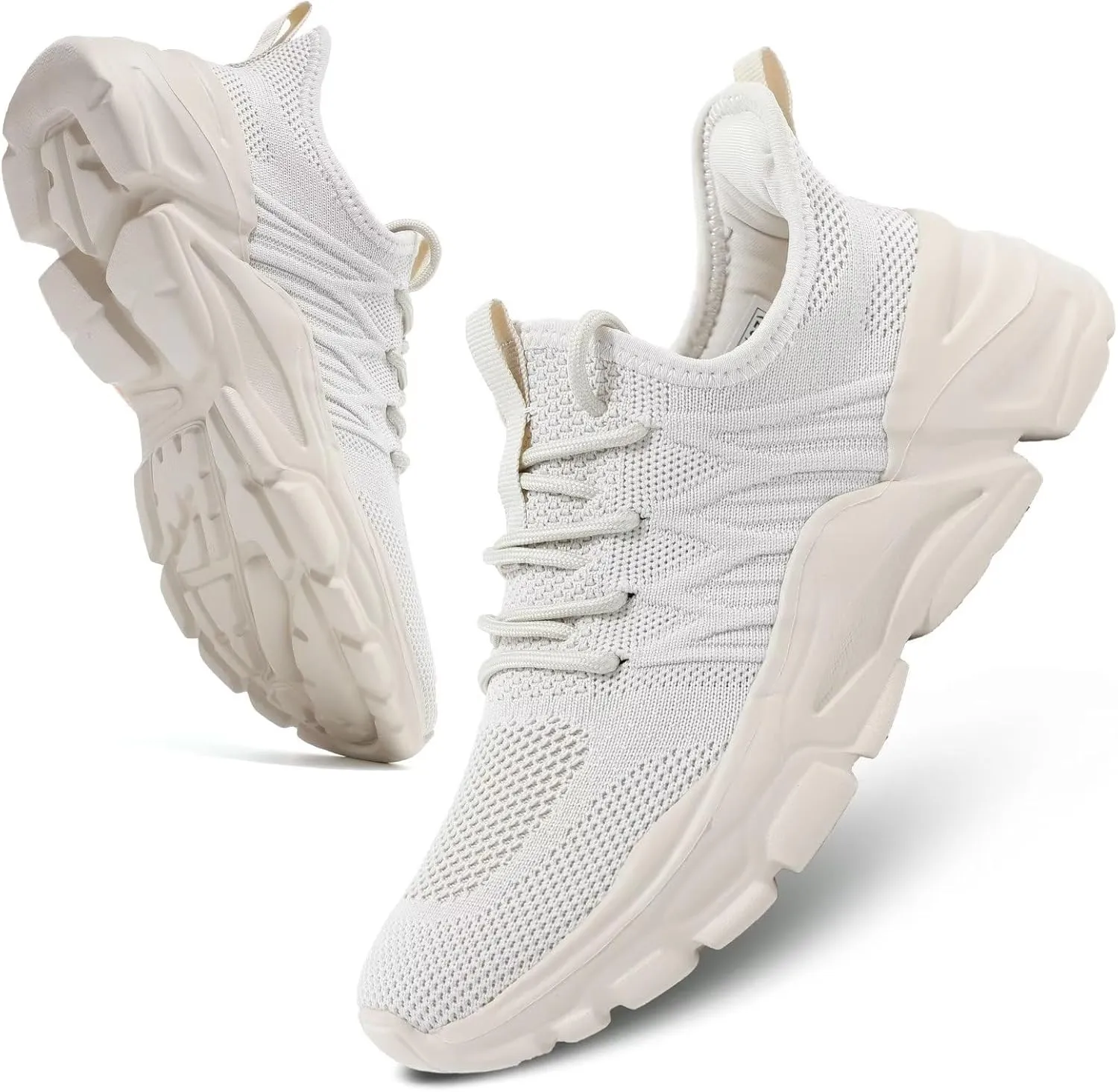 Womens Running Shoes Slip-on Walking Tennis Sneakers Lightweight Breathable Casual Soft Sole Mesh Workout Sports Shoes