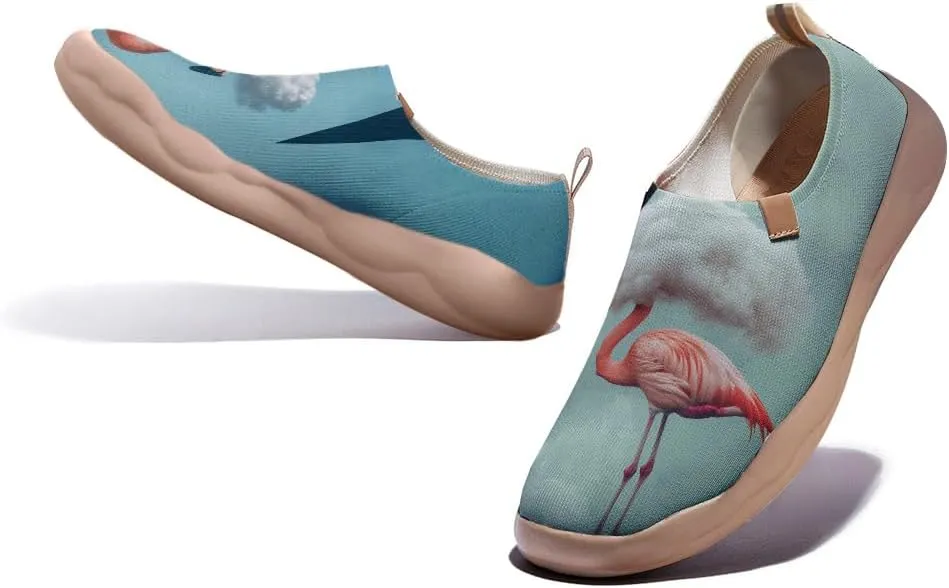 Women's Sakura Pink Trail Shoes Biomechanical Design Loafers Airflow Mesh Support Gym to Cafe Ready