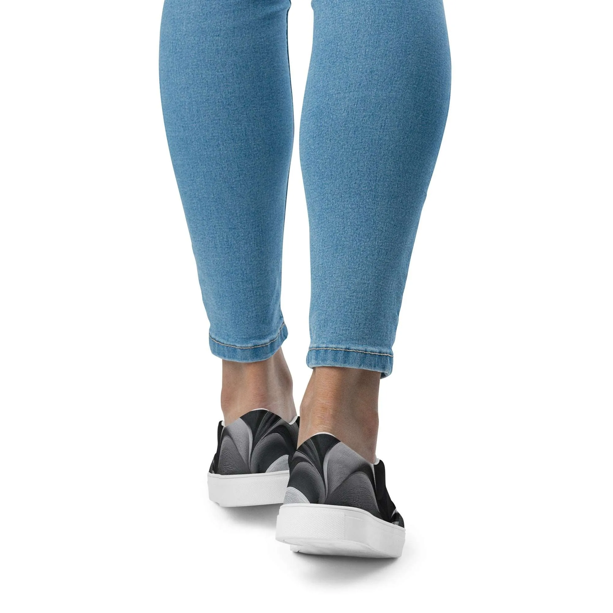 Women’s Slip-on Canvas Stamp-3
