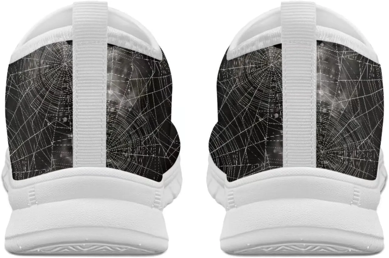 Womens Slip On Sneakers Lightweight Casual Shoes Soft Anti-Slip Tennis Shoes for Gym Travel Size 5.5-11.5 White Sole