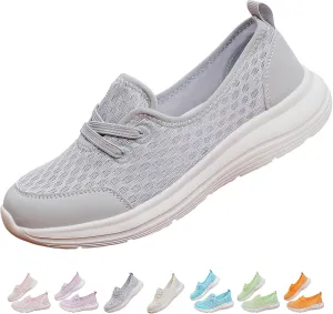 Women's Soft Sole Mesh Comfort Orthopedic Shoes - 2024 New Slip-on Walking Shoes With Arch Support