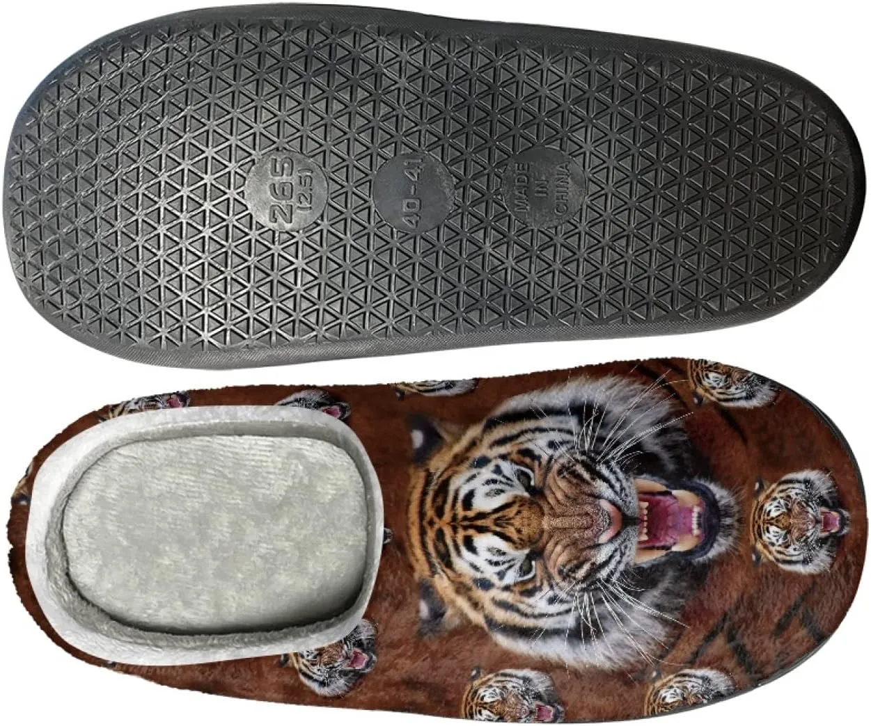 Xoenoiee Warm Slippers for Men Women Soft Comy House Slippers Lightweight Slip-On Fluffy Bedroom Home Shoes