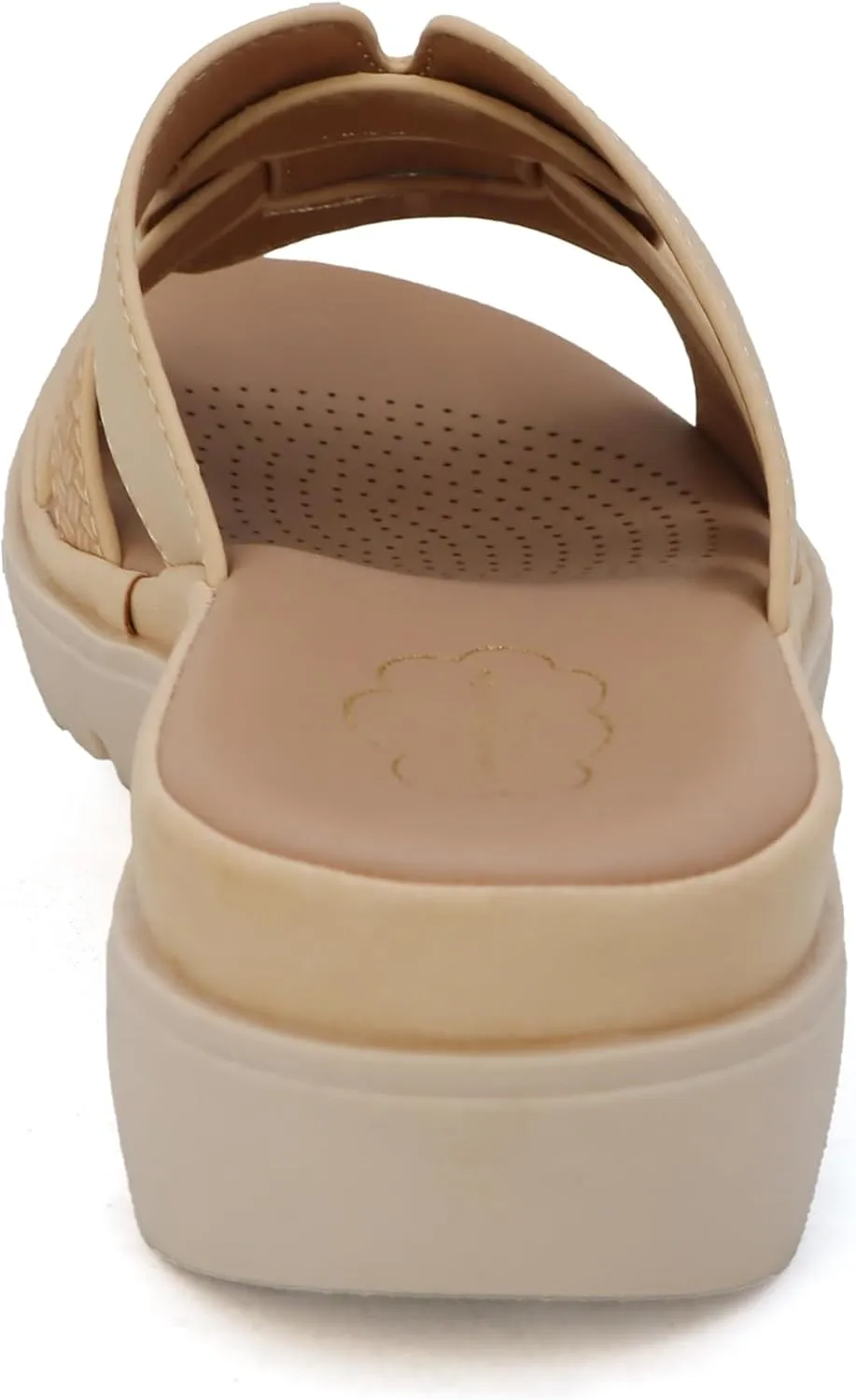 YOKI TUNSA-14 Women's Comfort Footbed Open Toe Wedge Sandal With Weave Upper