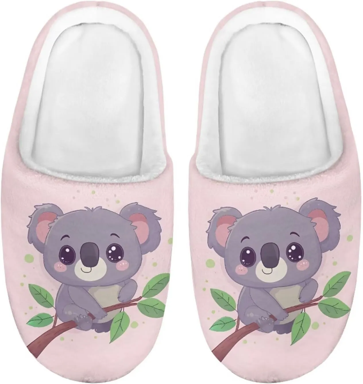 Ystardream Winter Fuzzy House Slippers With Arch Support for Girls Kids Toddlers