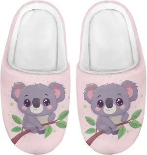 Ystardream Winter Fuzzy House Slippers With Arch Support for Girls Kids Toddlers